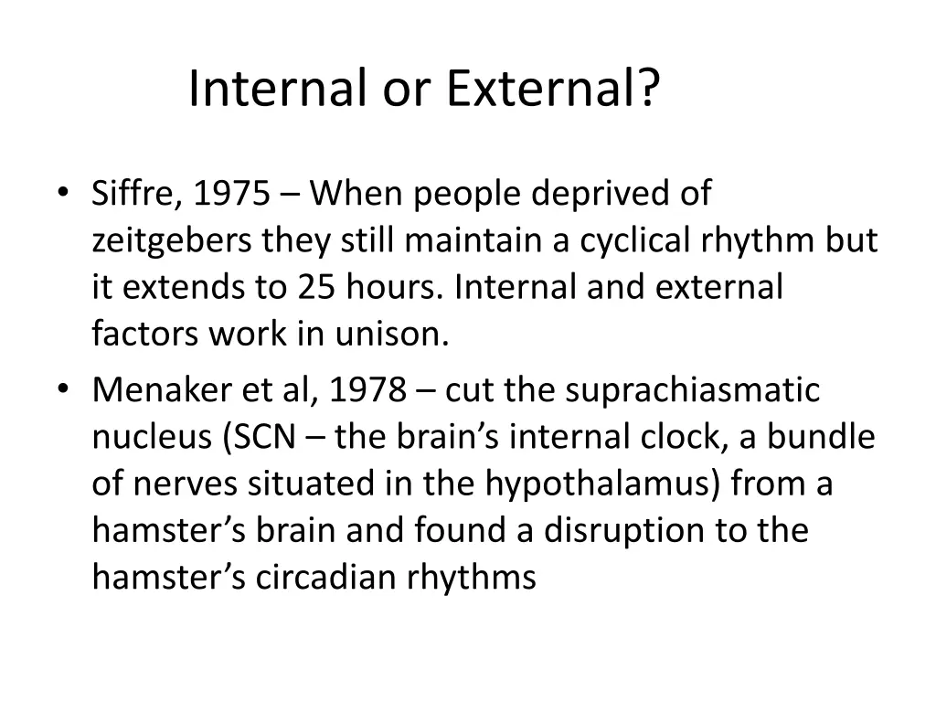 internal or external