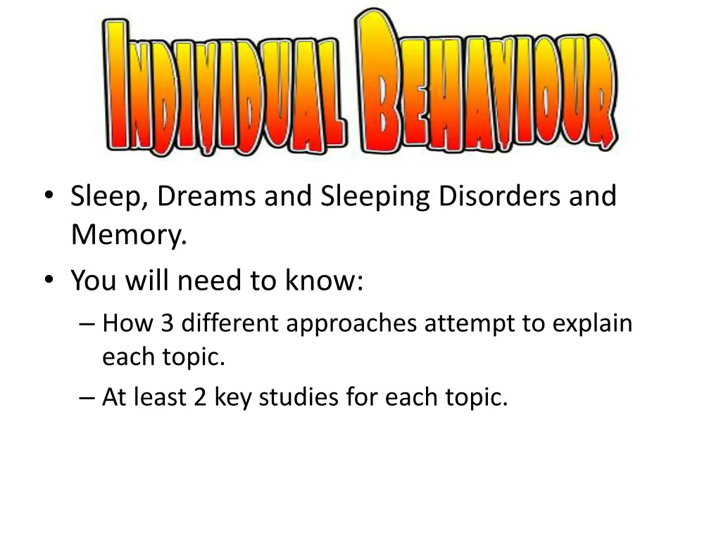 sleep dreams and sleeping disorders and memory