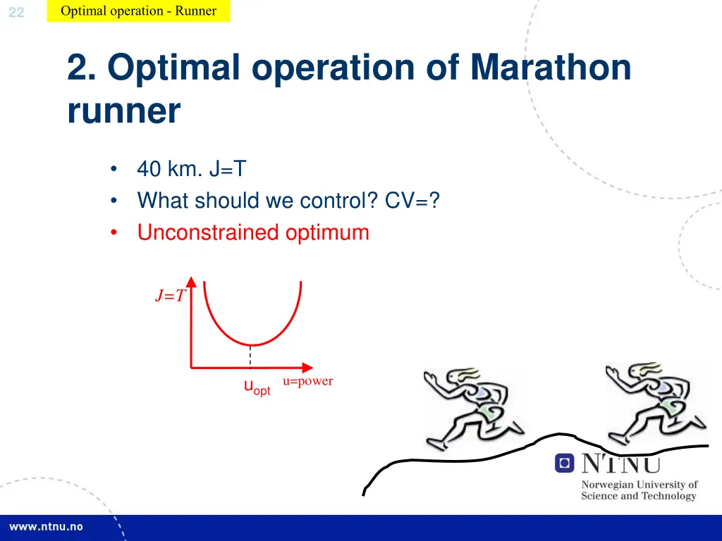 optimal operation runner 2