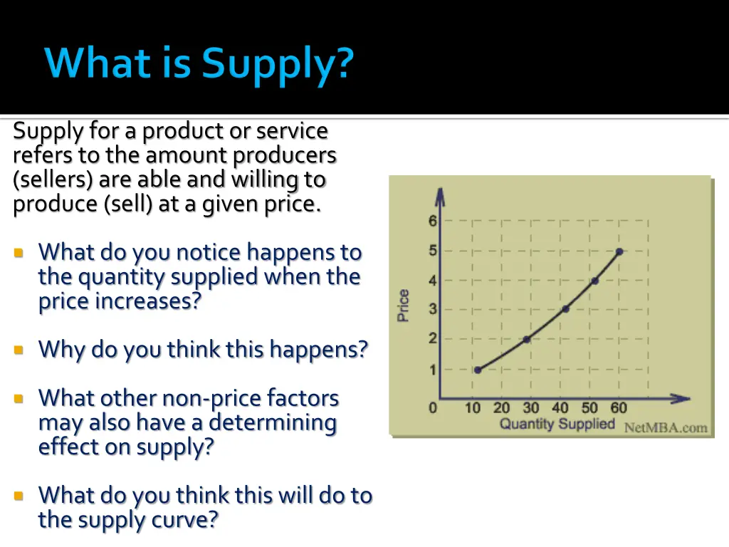 supply for a product or service refers