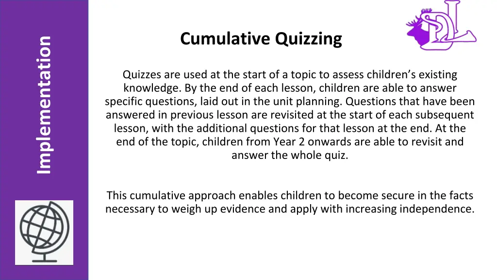 cumulative quizzing