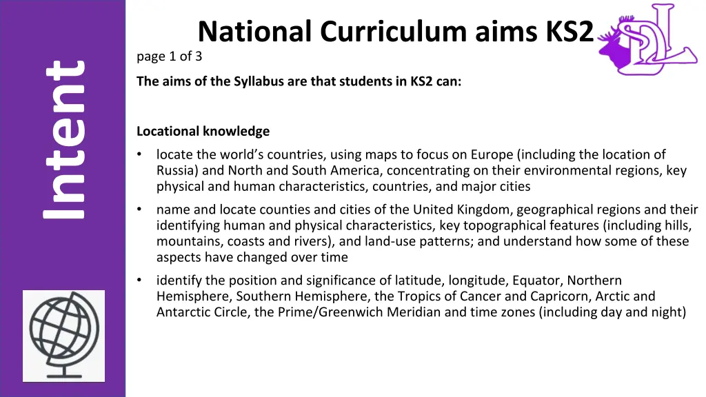 national curriculum aims ks2 page 1 of 3