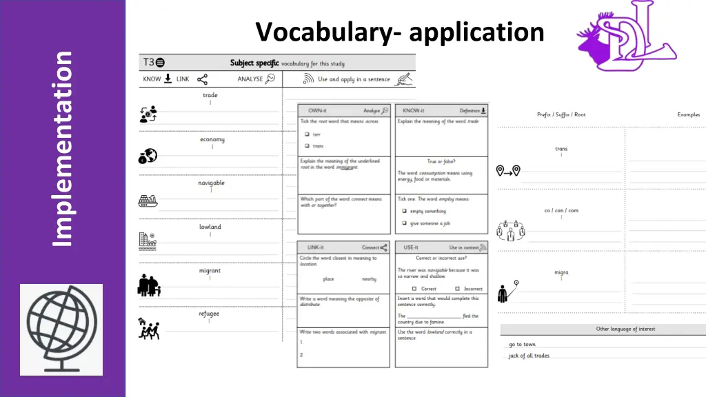 vocabulary application