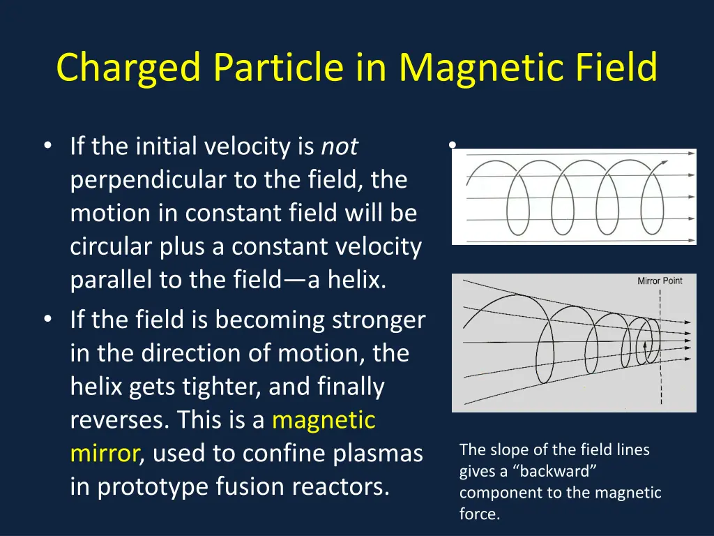 charged particle in magnetic field