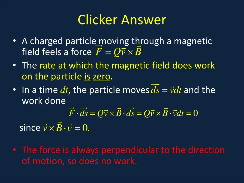 clicker answer