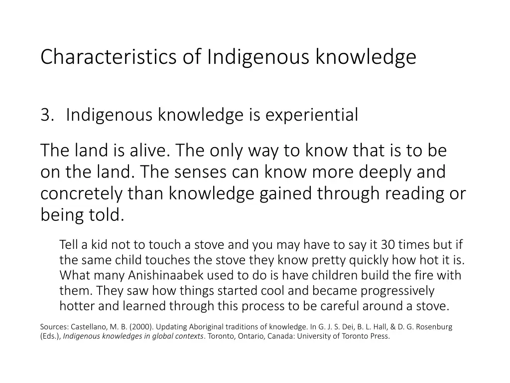 characteristics of indigenous knowledge 3