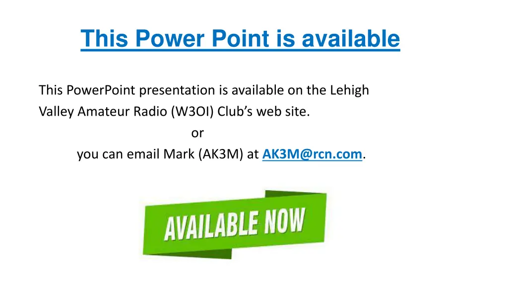 this power point is available