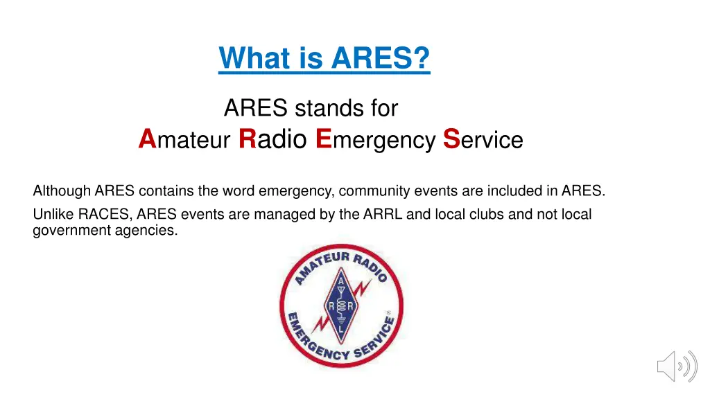 what is ares