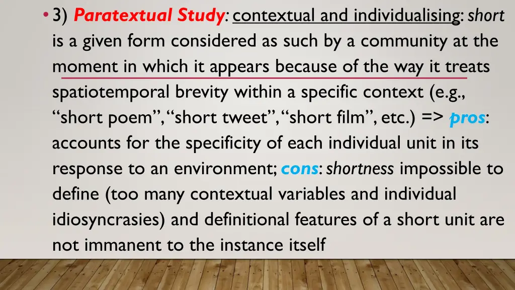 3 paratextual study contextual