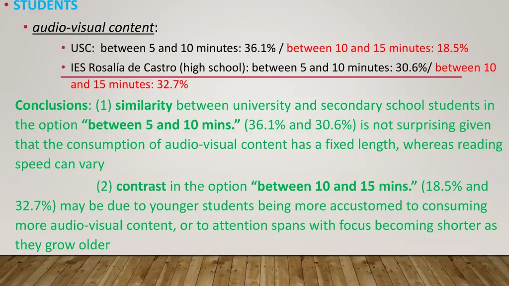 students audio visual content usc between