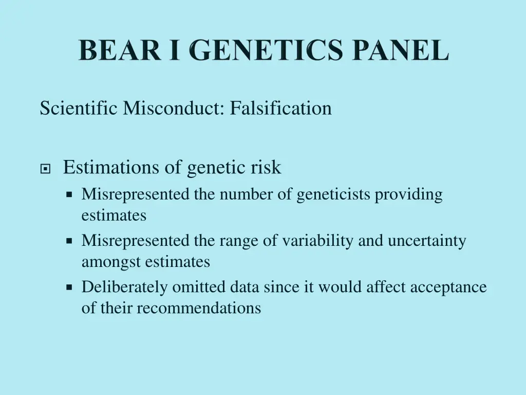 scientific misconduct falsification