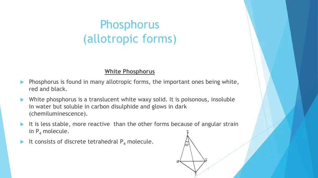 phosphorus allotropic forms