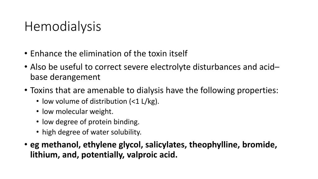 hemodialysis