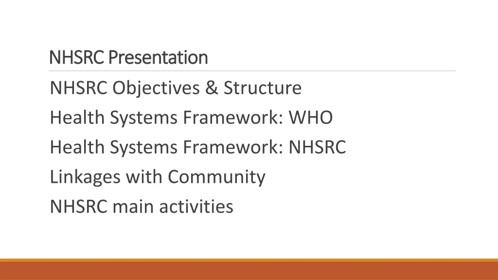 nhsrc presentation nhsrc presentation nhsrc