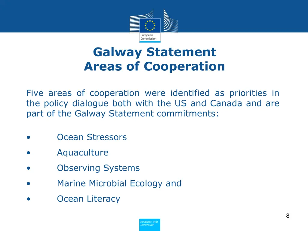 galway statement areas of cooperation