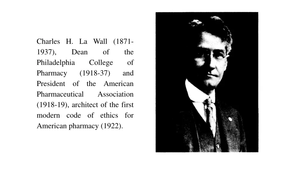 charles h la wall 1871 1937 dean philadelphia