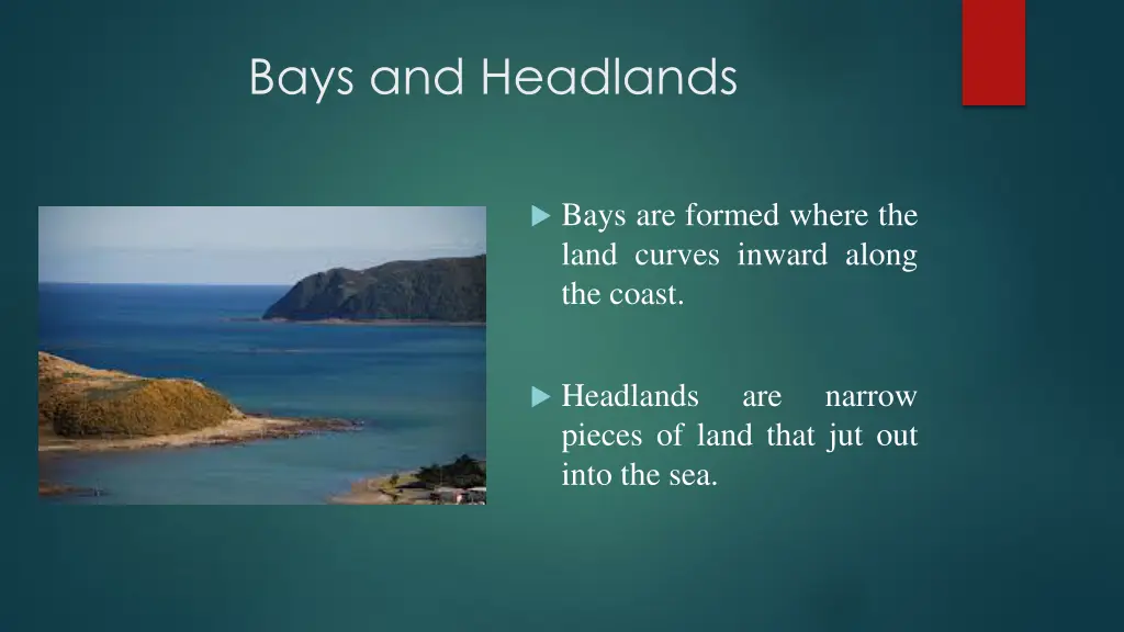 bays and headlands