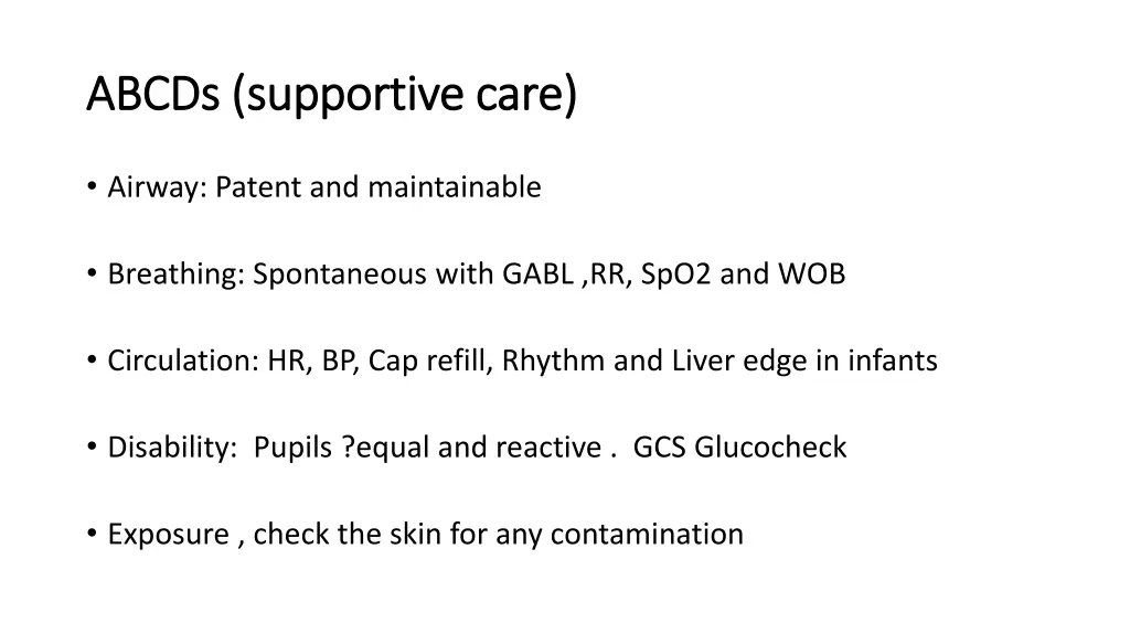 abcds supportive care abcds supportive care