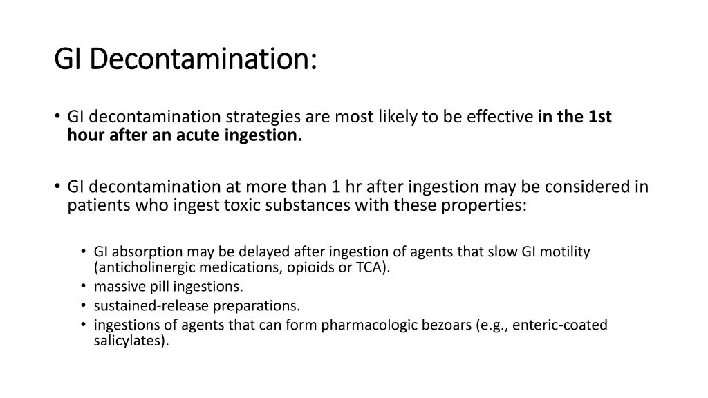 gi decontamination gi decontamination