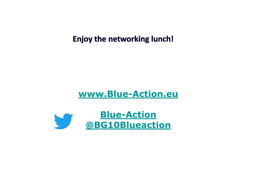 enjoy the networking lunch