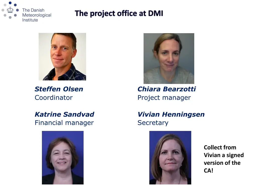 the project office at dmi