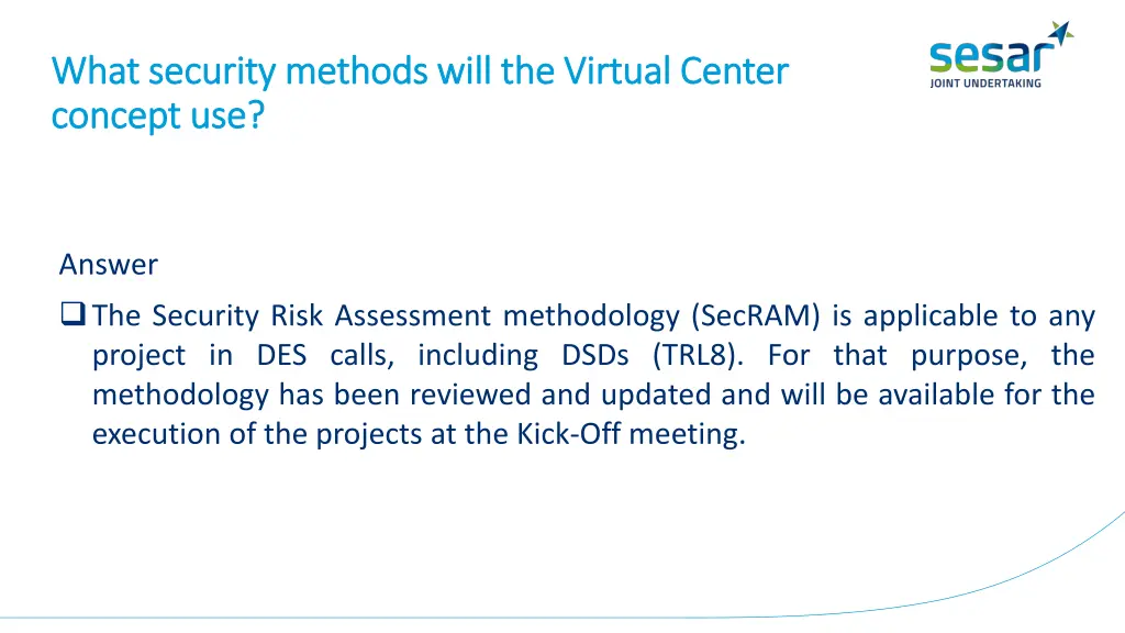 what security methods will the virtual center