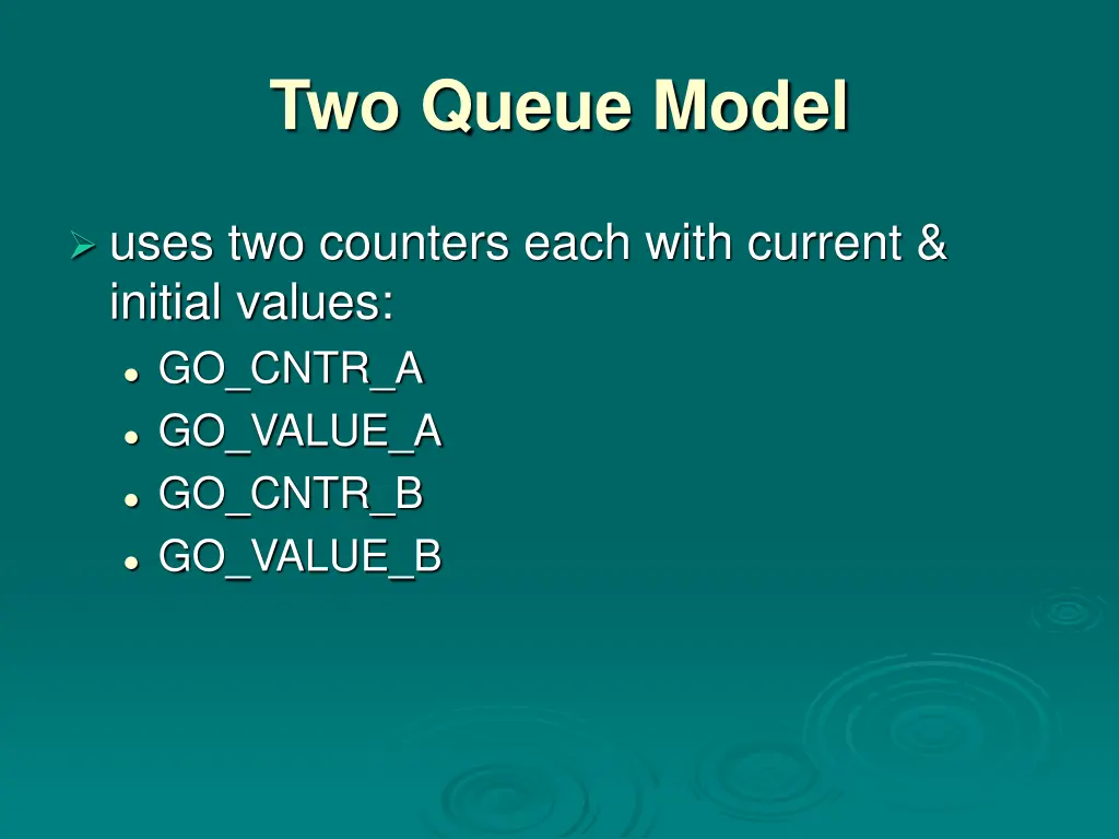 two queue model