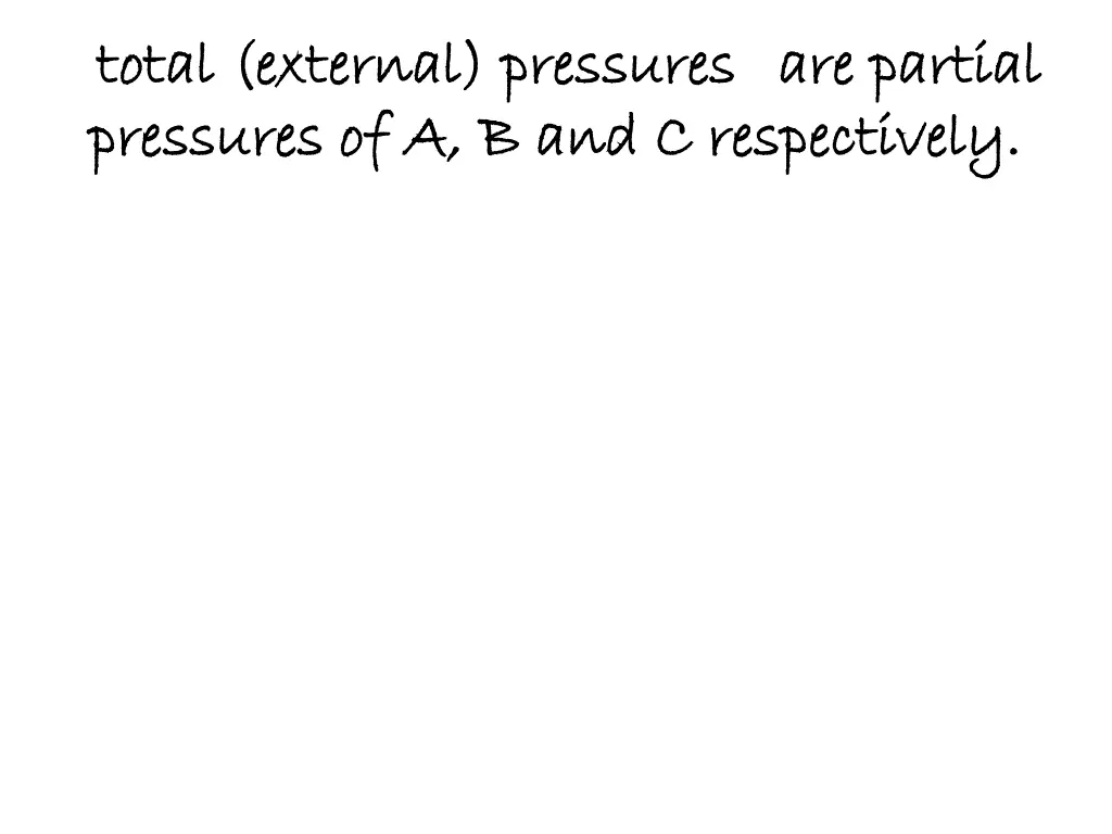 total external pressures total external pressures