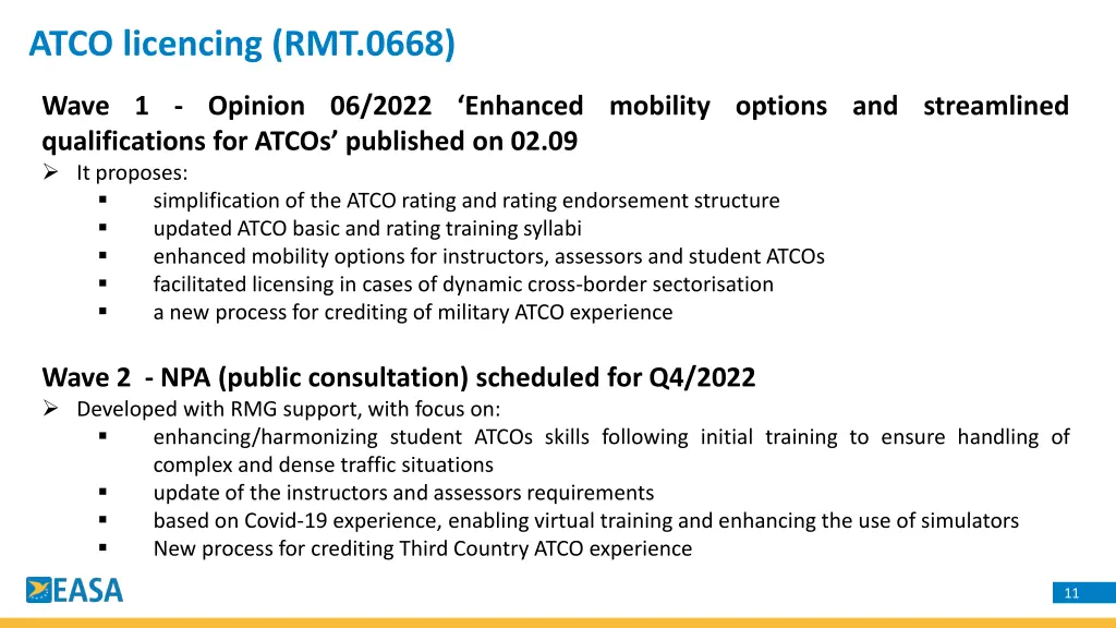 atco licencing rmt 0668