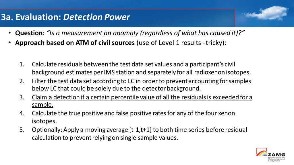 3a evaluation detectionpower