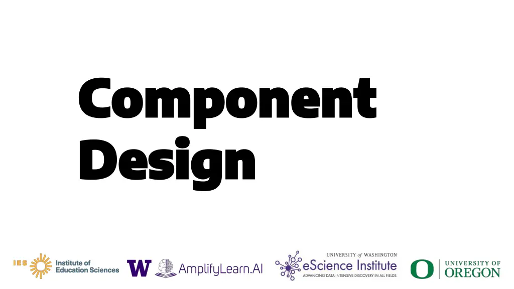 component component design design