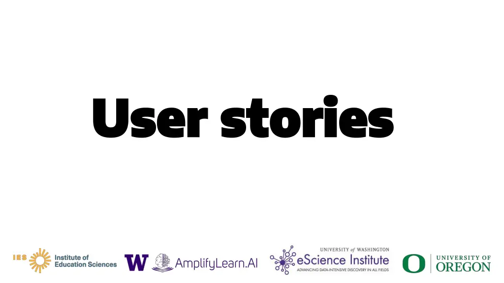 user stories user stories