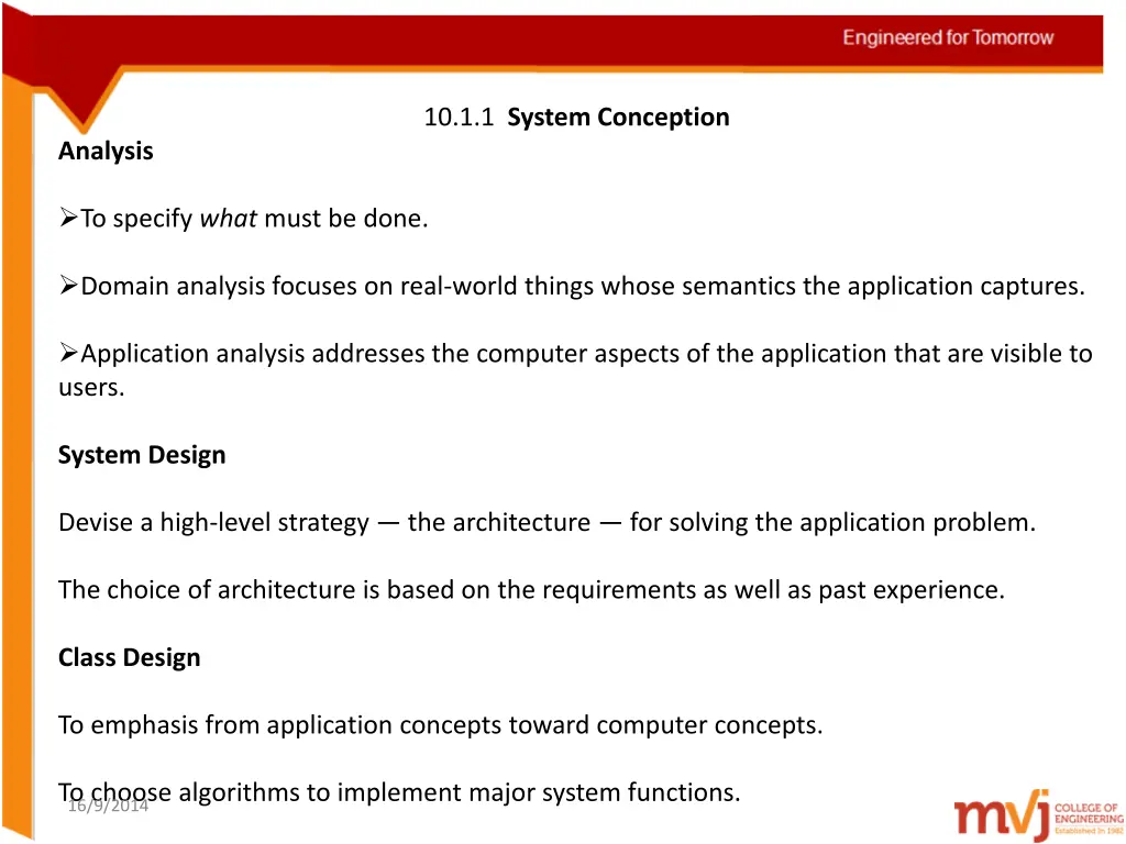 10 1 1 system conception