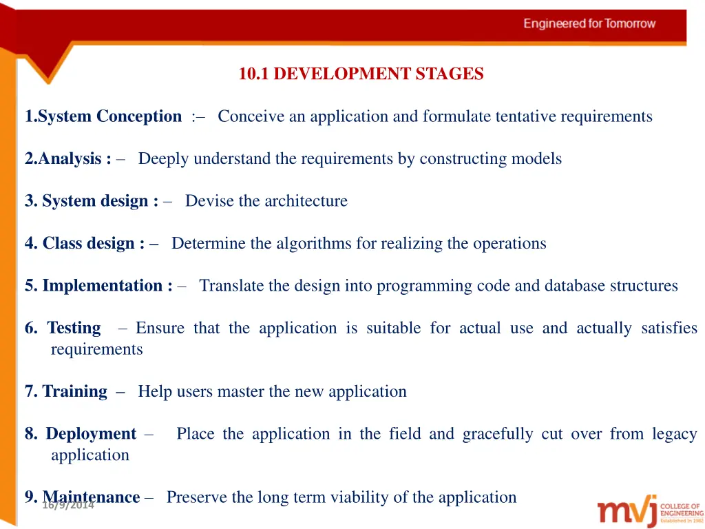 10 1 development stages