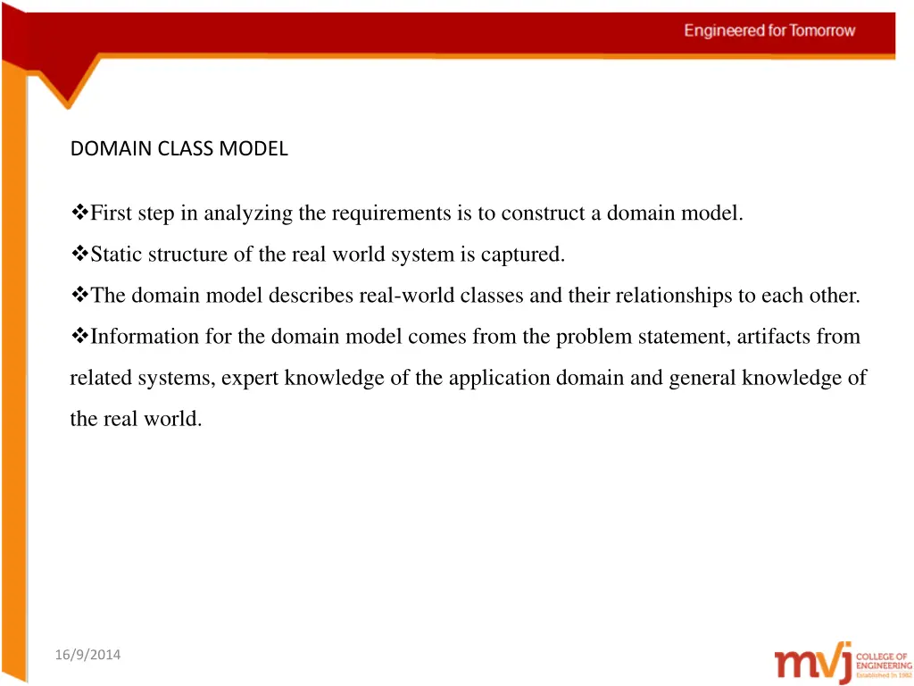 domain class model