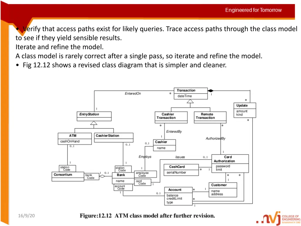 verify that access paths exist for likely queries