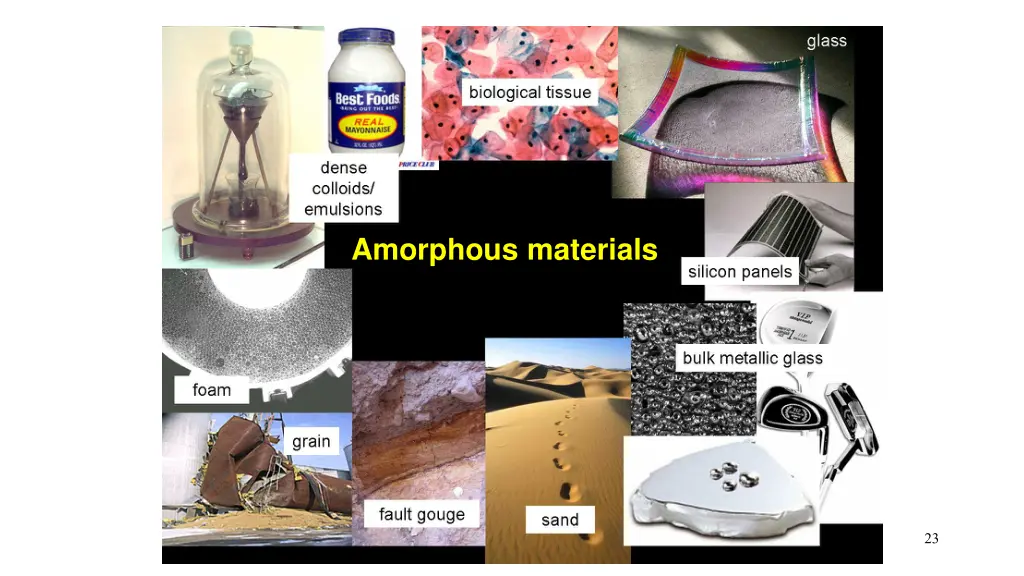 amorphous materials