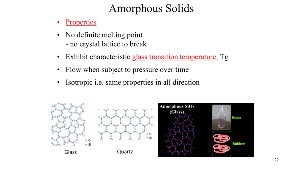 amorphous solids