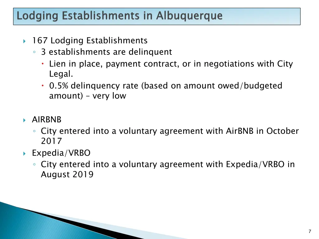 167 lodging establishments 3 establishments