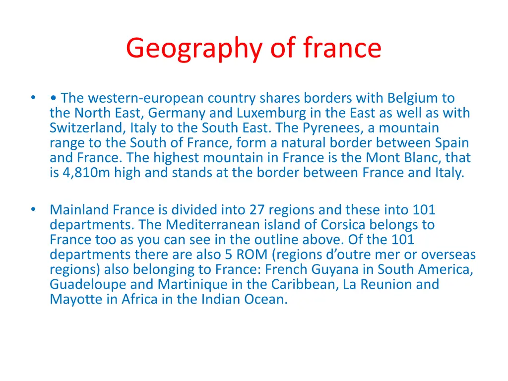 geography of france