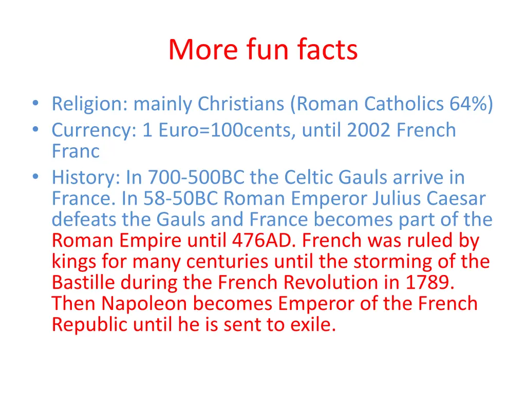 more fun facts