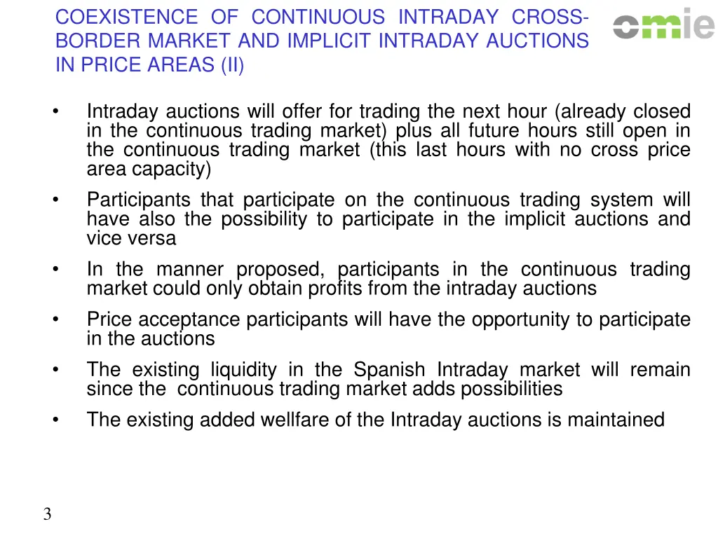 coexistence of continuous intraday cross border 1