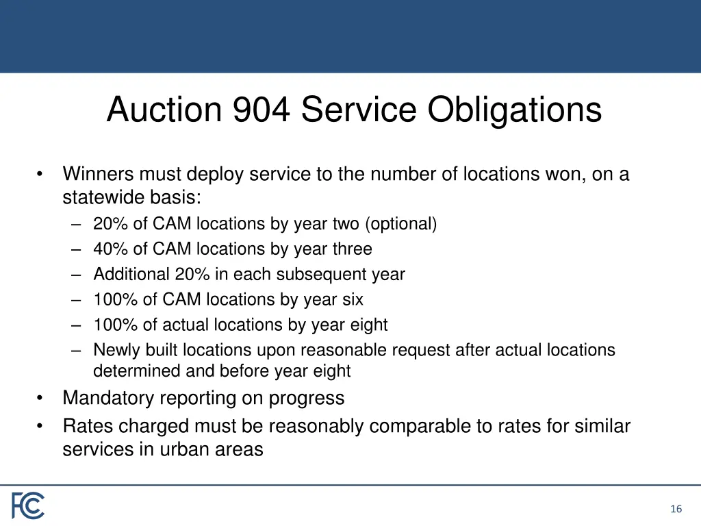 auction 904 service obligations