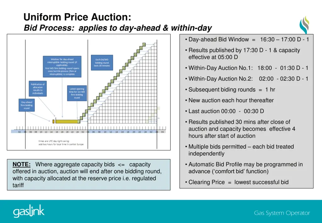 uniform price auction bid process applies