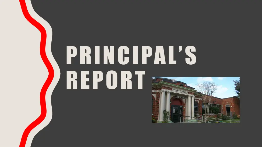 principal s report