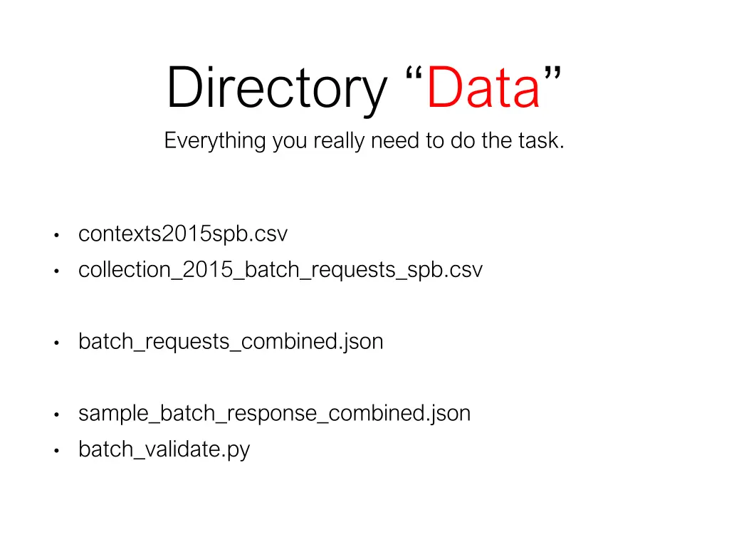 directory data everything you really need