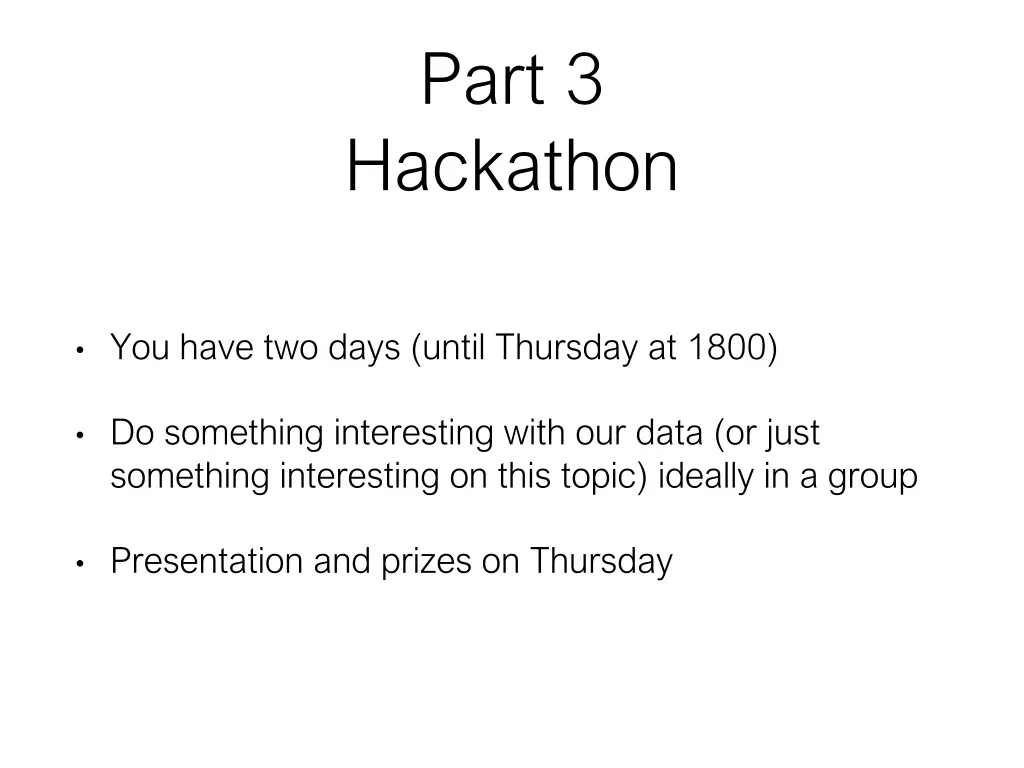 part 3 hackathon