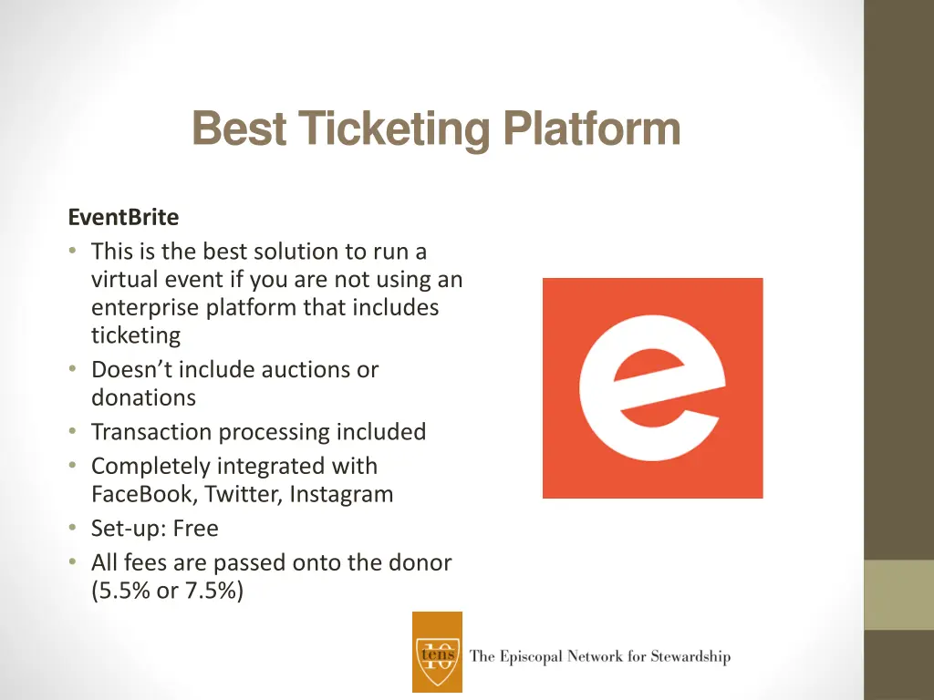 best ticketing platform