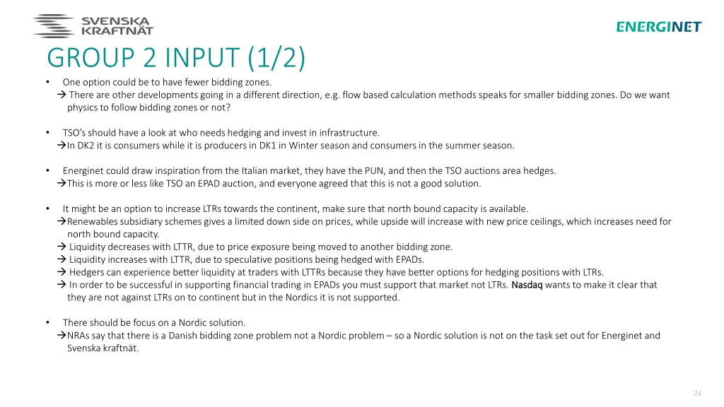 group 2 input 1 2 one option could be to have