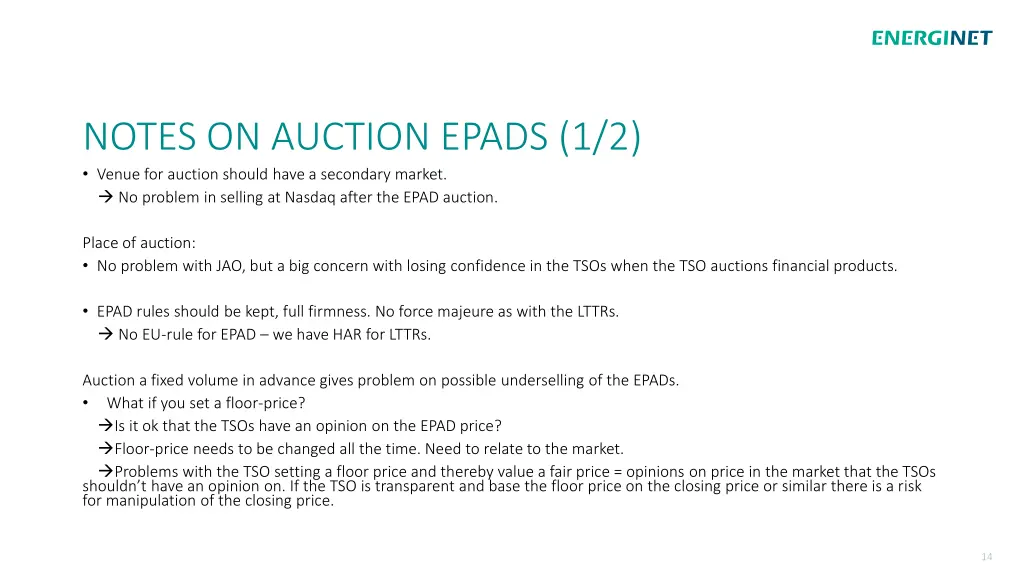 notes on auction epads 1 2 venue for auction